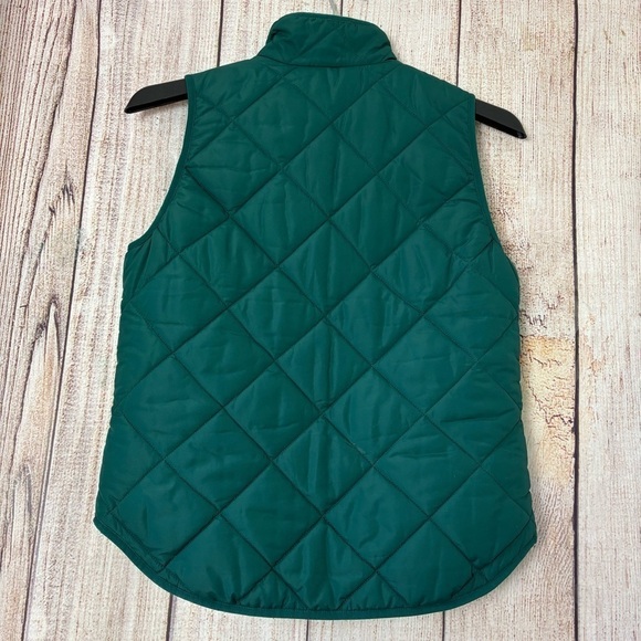 J.crew Womens Excursion Quilted Primaloft Green Vest size Small - Picture 6 of 9
